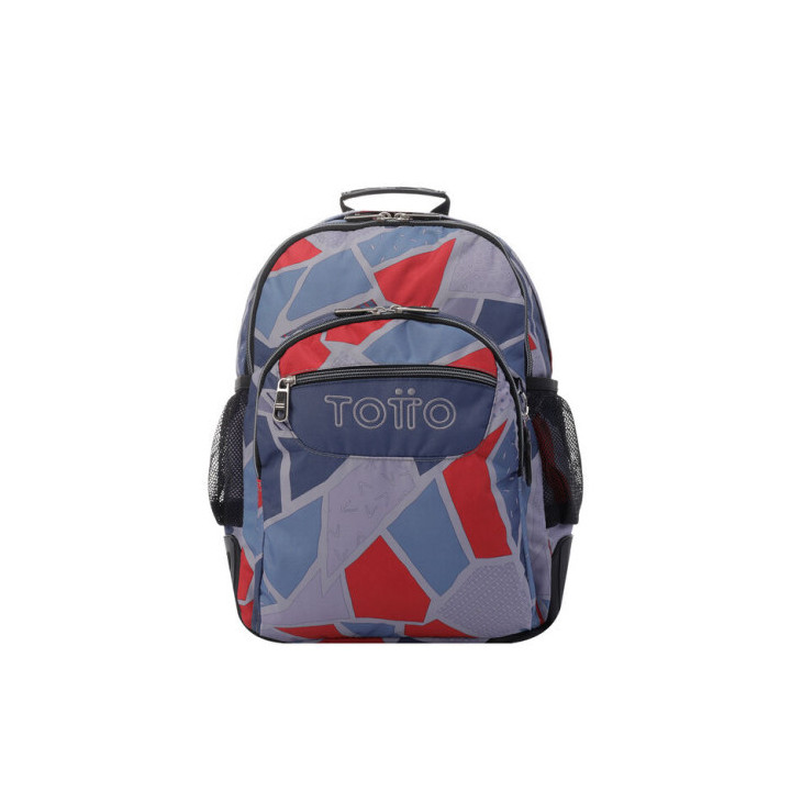 Mochila infantil gris y azul totto ma04eco029-2120n-2jg