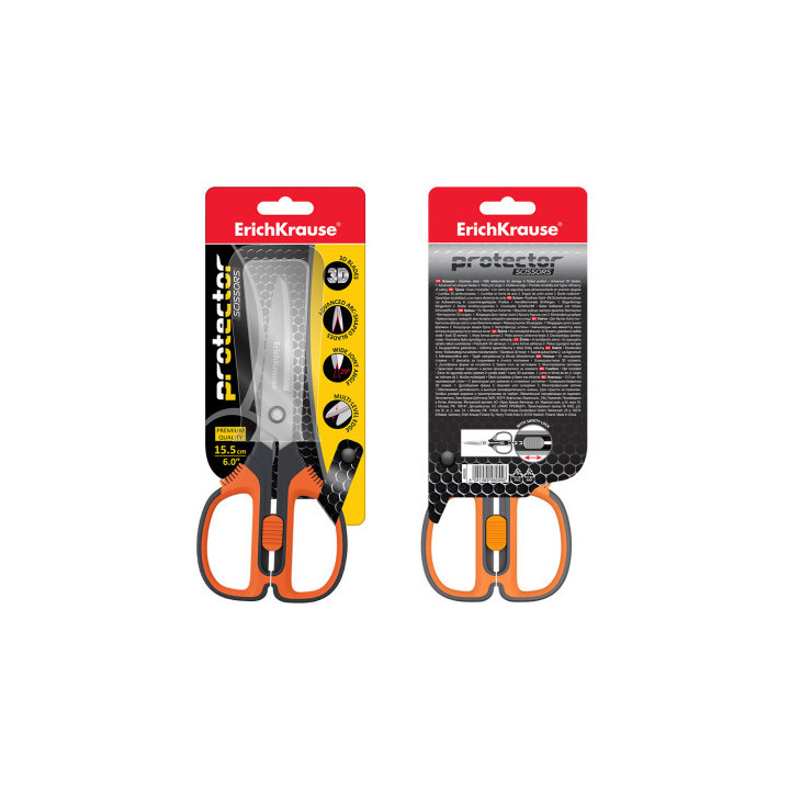 Blíster tijeras protector 15,5 cm erich krause 48055