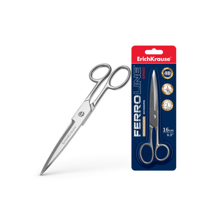 Blíster tijeras ferro 16 cm erich krause 14851