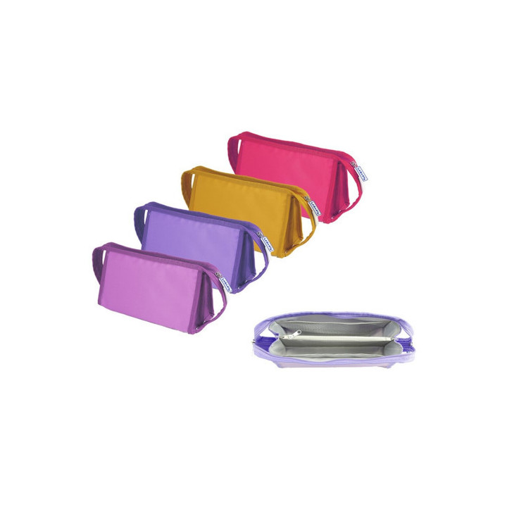 Portatodo jumbo colorblock multi-bolsillos lagart 330572