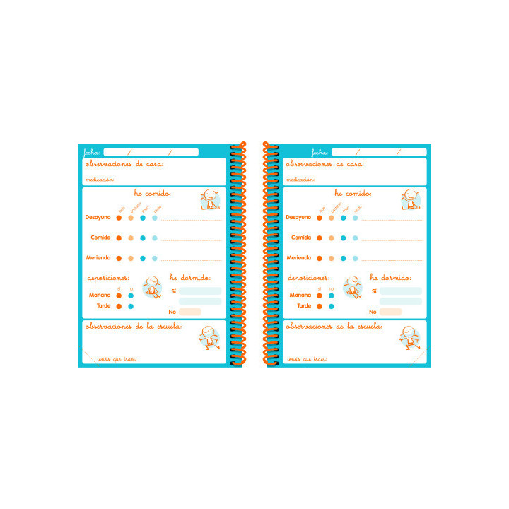 Agenda escolar peque 8º dia pagina tapa personalizable (atemporal) ingraf 350984