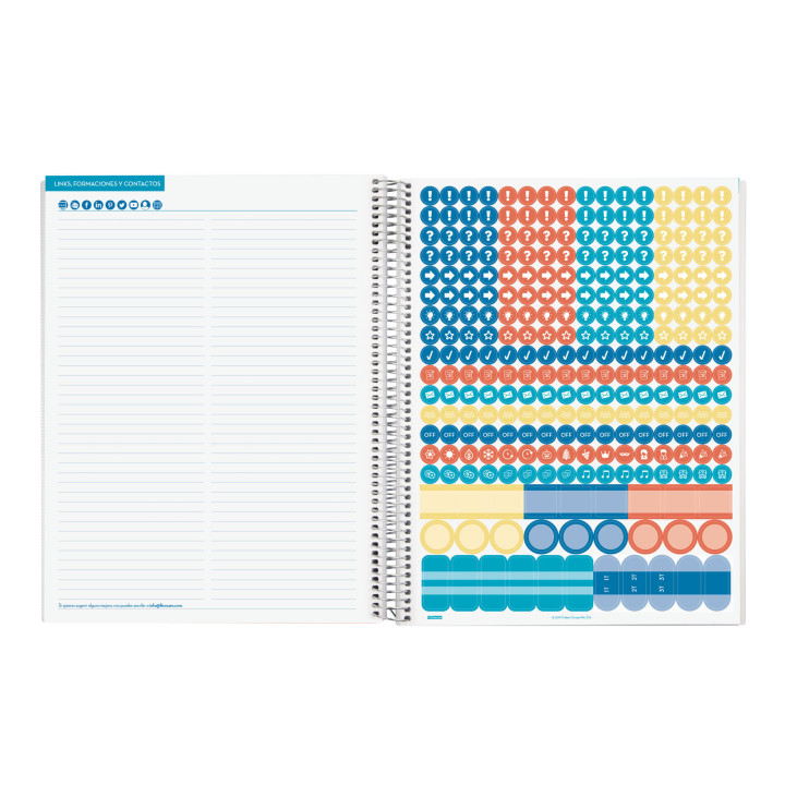 Planificador de clases docente 230x310 1 día página (atemporal) finocam 5341000