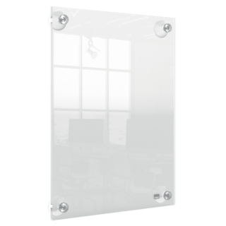 Portaposter acrílico transparente mural removible a4 nobo 1915600