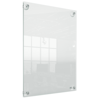 Portaposter acrílico transparente mural removible a3 nobo 1915599