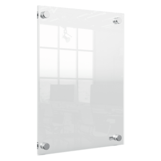 Portaposter acrílico transparente mural a4 nobo 1915591