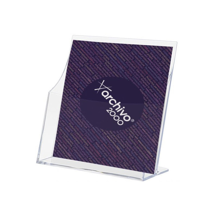 Portafolletos sobremesa premium a4 vertical 120x220x230mm archivo 2000 6143cstp