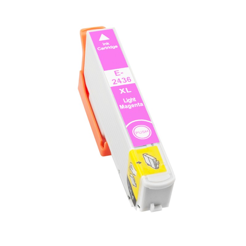 Epson t2436/t2426 (24xl) magenta light cartucho de tinta generico - reemplaza c13t24364012/c13t24264012 Epson t2436/t2426 (24xl) magenta light cartucho de tinta generico - reemplaza c13t24364012/c13t24264012