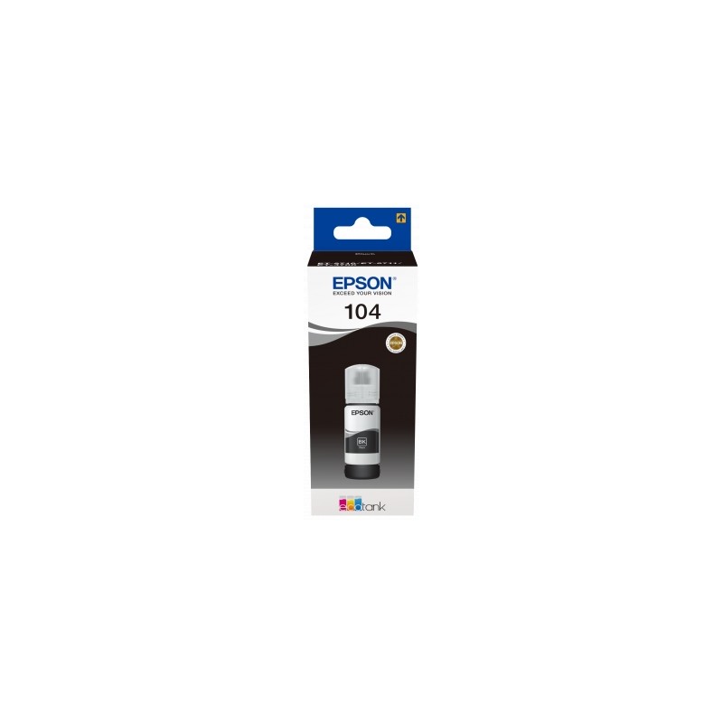 Epson 104 negro - botella de tinta original c13t00p140 Epson 104 negro - botella de tinta original c13t00p140