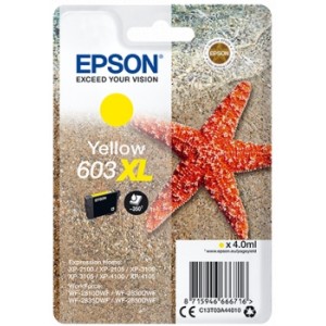 Epson 603xl amarillo cartucho de tinta original - c13t03a44010
