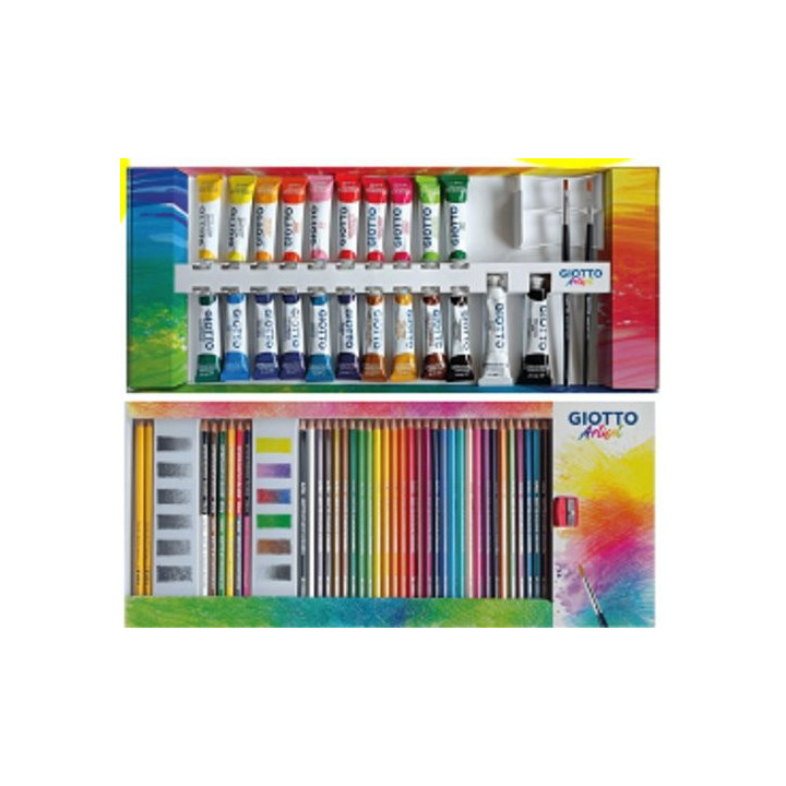 Set de introduccion todas las tecnicas del artista artiset  giotto f270200