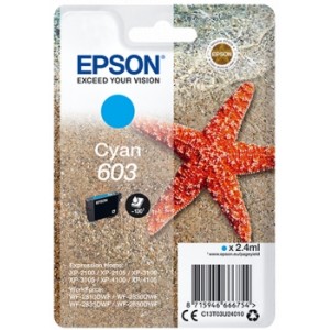 Epson 603 cyan cartucho de tinta original - c13t03u24010