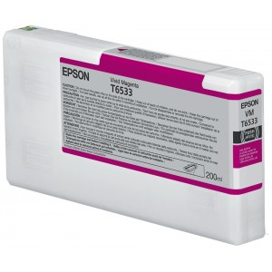 Epson t6533 magenta cartucho de tinta original - c13t653300