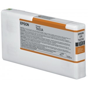 Epson t653a naranja cartucho de tinta original - c13t653a00