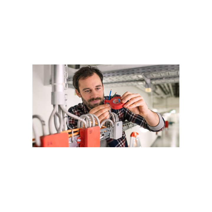 Rollo cinta aislante pvc 15mmx10metros negra tesa 56192-00010-22