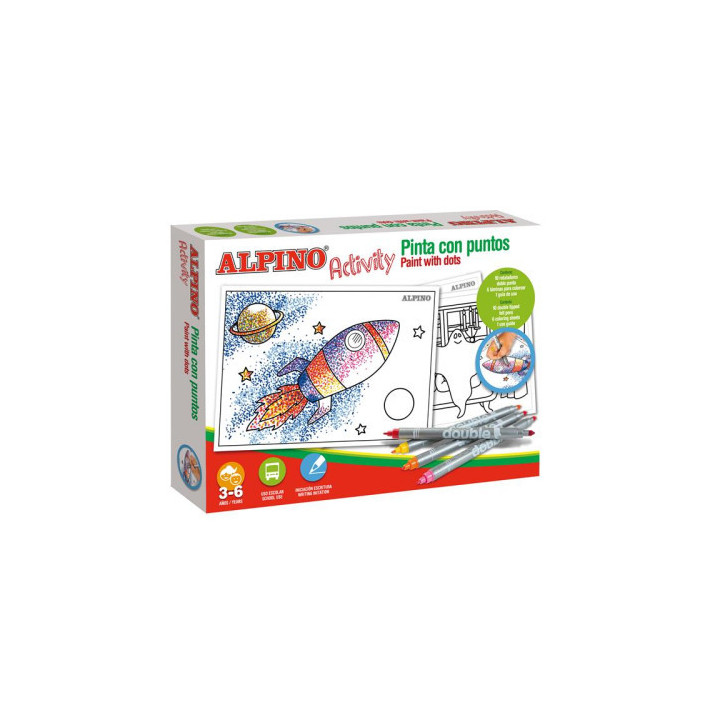Set activity "pinto con puntos" alpino ac000002