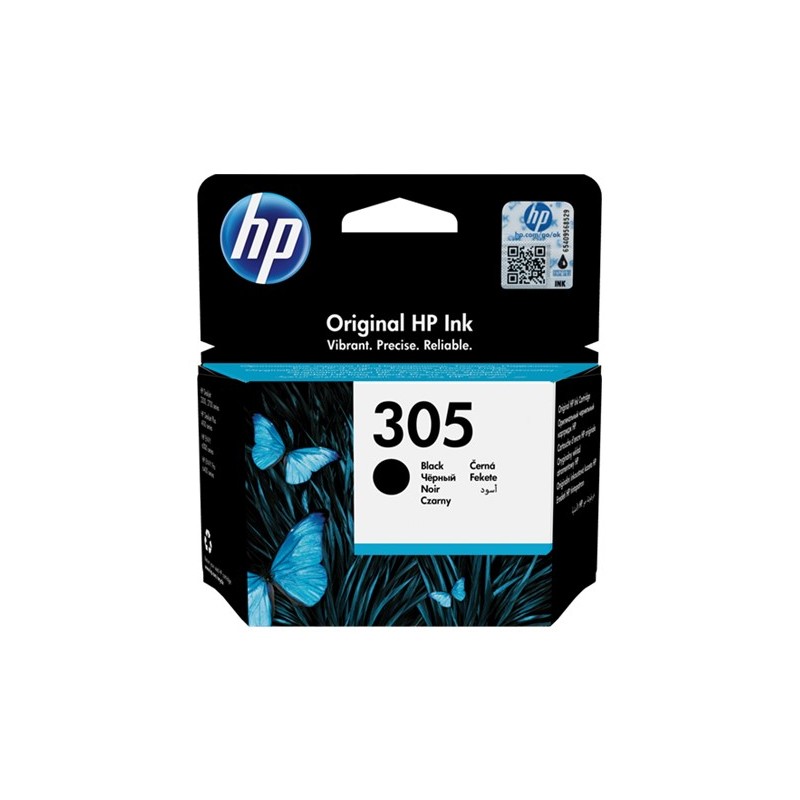 Hp 305 negro cartucho de tinta original - 3ym61ae