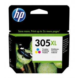 Hp 305xl color cartucho de tinta original - 3ym63ae