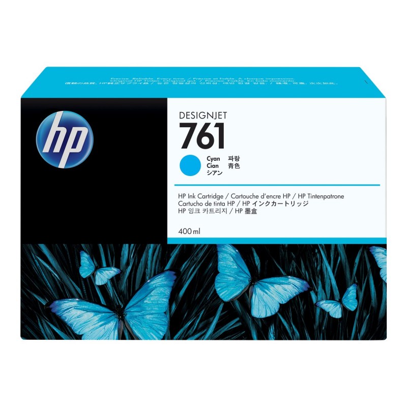 Hp 761 cyan cartucho de tinta original - cm994a Hp 761 cyan cartucho de tinta original - cm994a