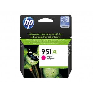 Hp 951xl magenta cartucho de tinta original - cn047ae