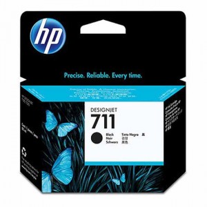 Hp 711xl negro cartucho de tinta original - cz133a