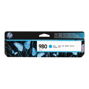 Hp 980 cyan cartucho de tinta original - d8j07a