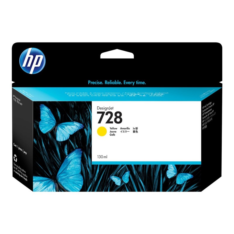 Hp 728 amarillo cartucho de tinta original - f9j65a Hp 728 amarillo cartucho de tinta original - f9j65a
