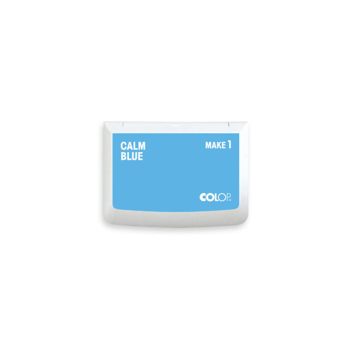 Tampón make1 color azul calma 50x90 mm colop 155109