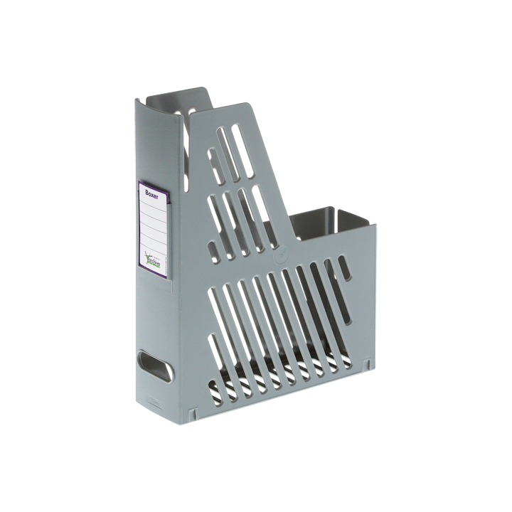 Revistero con identificador 240x75x315 mm colo gris archivo 2000 2005 gs