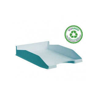 Bandeja ecogreen 100% reciclado y reciclable apilable azul pastel 345x255x60 mm archivo 2000 742 az ps