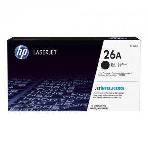 Hp cf226a negro cartucho de toner original - 26a