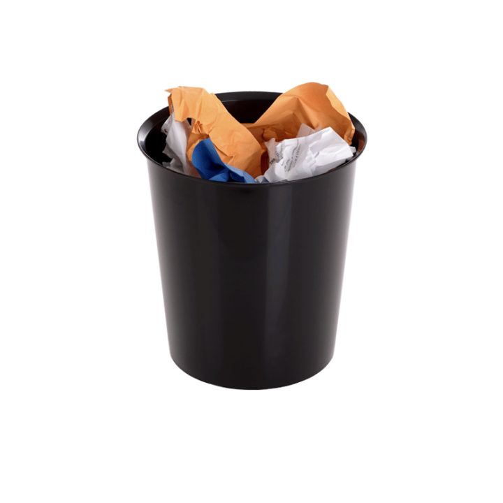 Papelera 18 litros reciclable 290 x 310mm negra archivo 2000 2001 ne