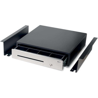 Safescan 4141B Soporte de Fijacion para Cajones Portamonedas - Compatible con SD-4141 y HD 4141S - Facil Instalacion - Resisten