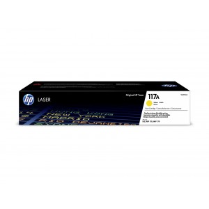 Hp w2072a amarillo cartucho de toner original - 117a