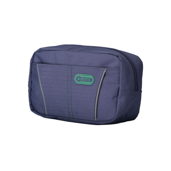 Estuche modelo eatfit dos bolsillos azul/gomas grises totto ac52kla002-1910z-z3i