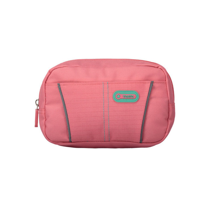 Estuche modelo eatfit dos bolsillos rosa totto ac52kla002-1910z-p25