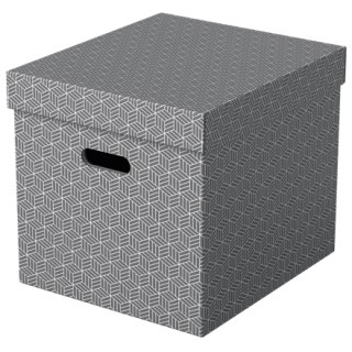 Pack 3 cajas grises 365x320x315mm esselte 628289