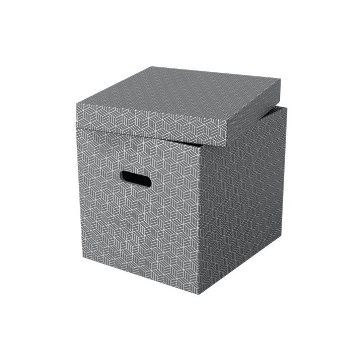 Pack 3 cajas grises 365x320x315mm esselte 628289