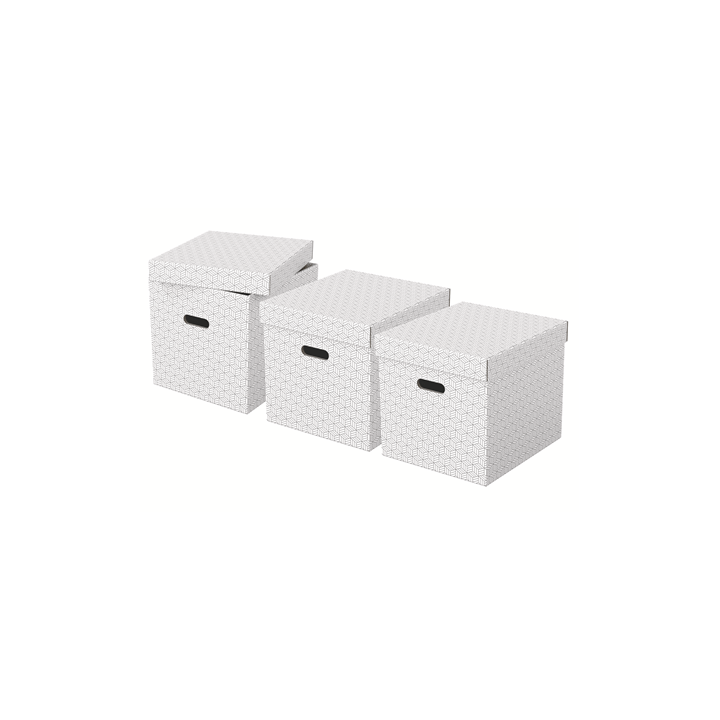 Pack 3 cajas blancas 365x320x315mm esselte 628288