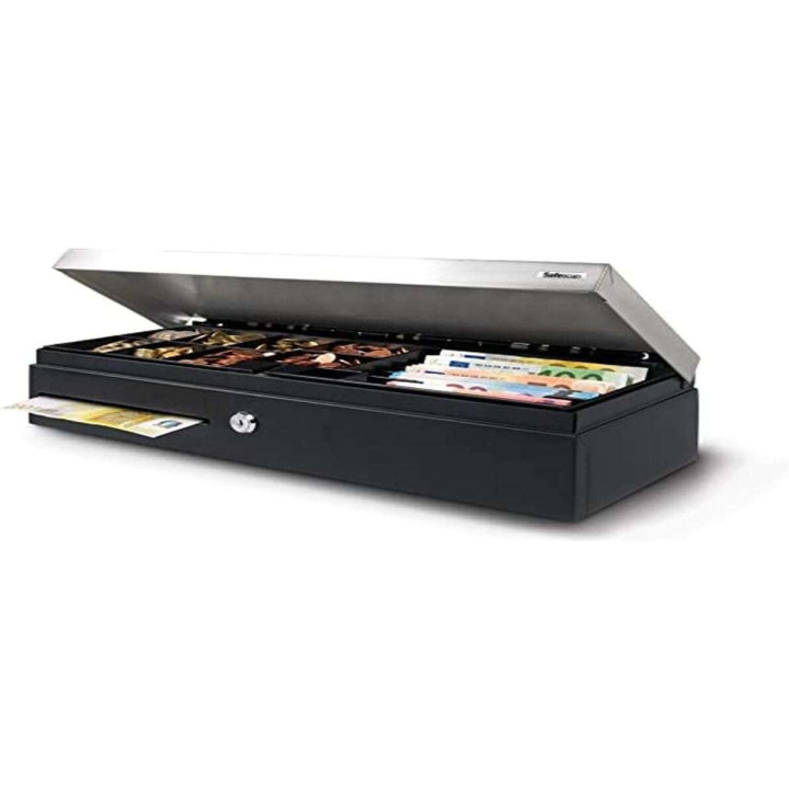 Safescan SD-4617S Cajon Portamonedas - Almacenamiento Seguro del Efectivo - Diseño Abatible Duradero - Diseño Ajustable - Dob