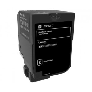 Lexmark cs720/cs725/cx725 negro cartucho de toner original - 74c20k0