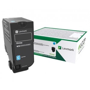 Lexmark cs727/cs728/cx727 cyan cartucho de toner original - 75b20c0