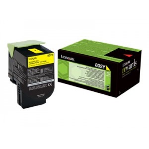 Lexmark cx310/cx410/cx510 amarillo cartucho de toner original - 80c20y0/802y