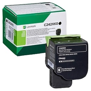 Lexmark c2425/c2535/mc2425/mc2535/mc2640 negro cartucho de toner original - c242xk0
