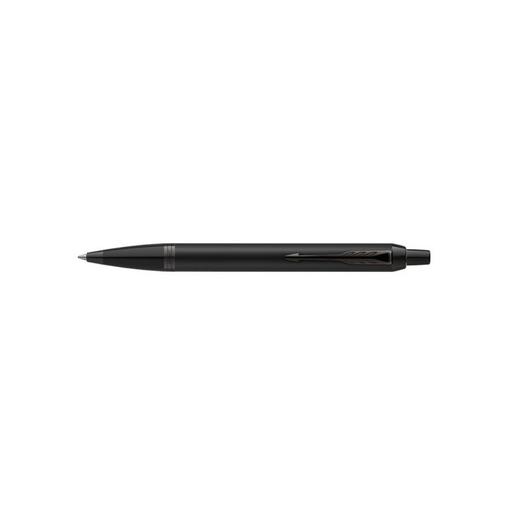 Bolígrafo im cuerpo negro mate/adornos negros medium parker 2127618