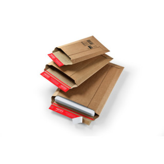 Caja 20 bolsas colompac carton corrugado extra fuerte 540x730mm (b2) fuelle 50mm colompac 149220