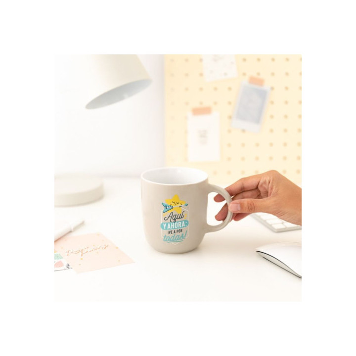 Taza - aquí y ahora: ¡ve a por todas! mr.wonderful woa11292es