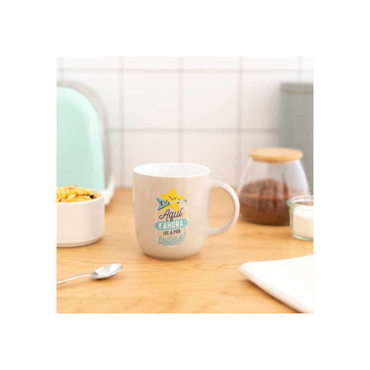 Taza - aquí y ahora: ¡ve a por todas! mr.wonderful woa11292es