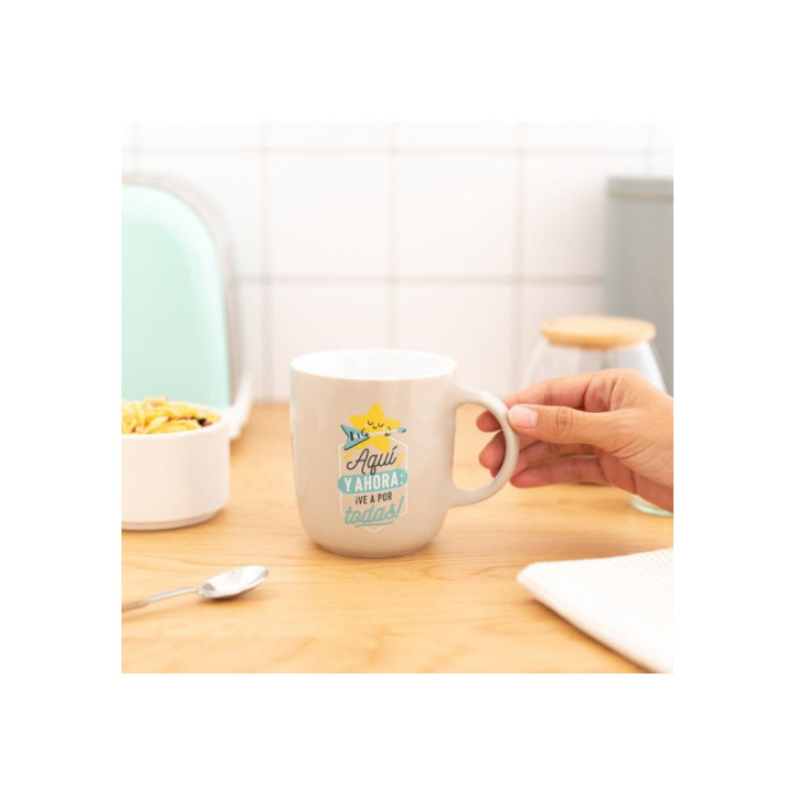 Taza - aquí y ahora: ¡ve a por todas! mr.wonderful woa11292es