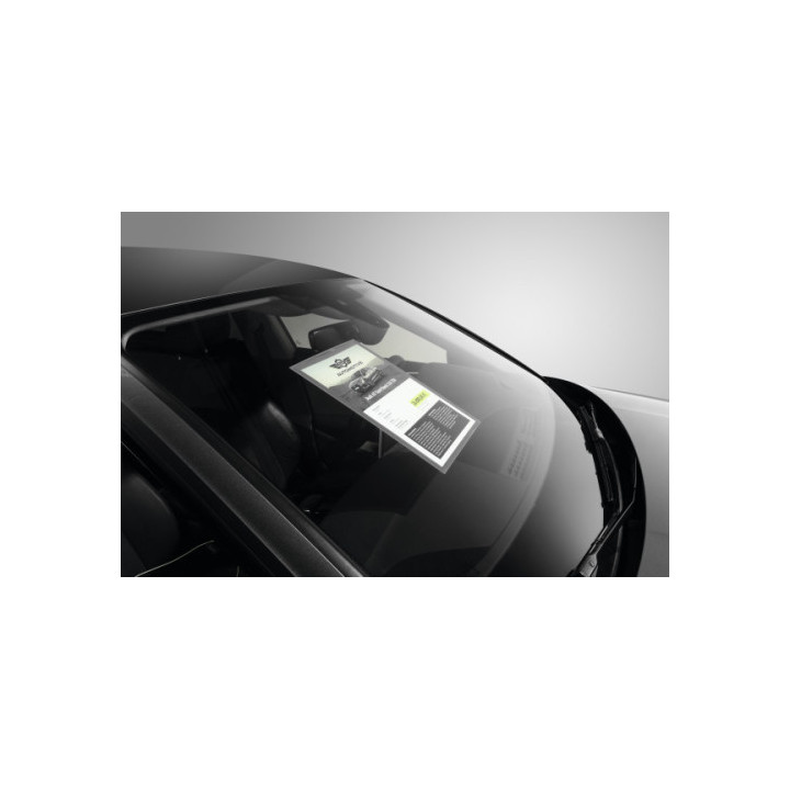 Pack 5 fundas autoadhesivas electroestatico a4 negro durable 5014-57