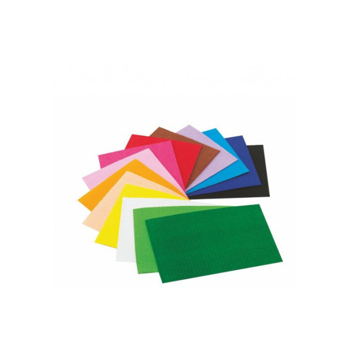 Bolsa 10 láminas eva 40x60 cm. color marrón faibo 1655-10-09